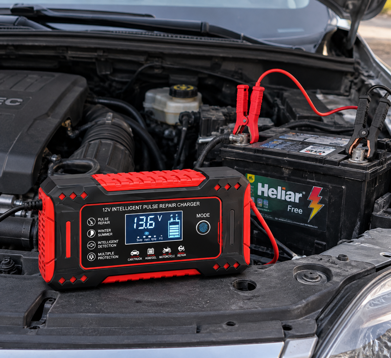 🚗 ¡NO TE QUEDES VARADO! CARGADOR INTELIGENTE 12V PARA TU BATERÍA