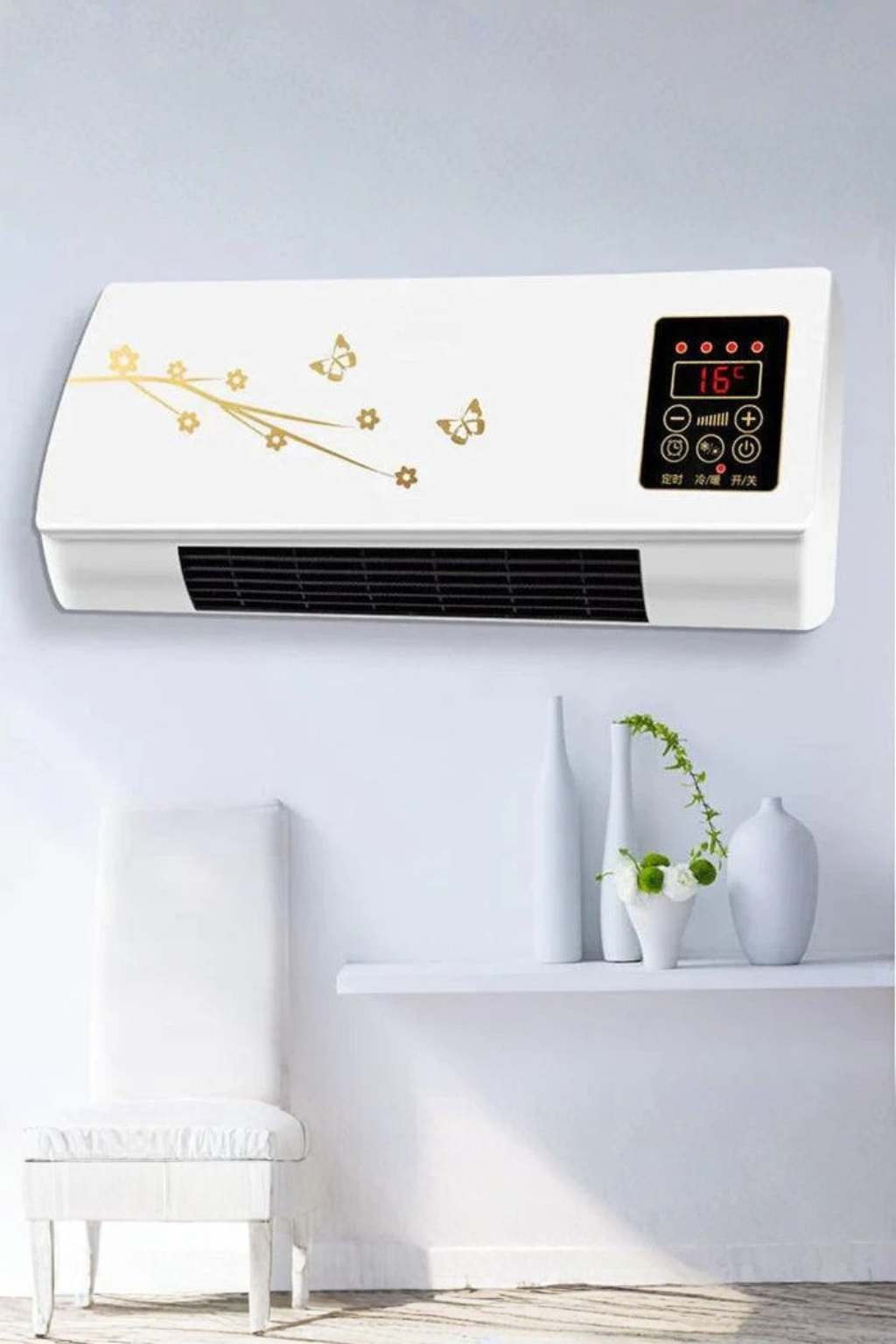 DualTemp - Climatizador de Pared Frío y Calor 2 en 1 - 50% OFF